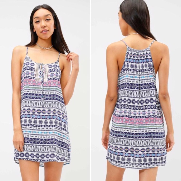 NEW Tribal Print Dress | Navy - Picture 1 of 5